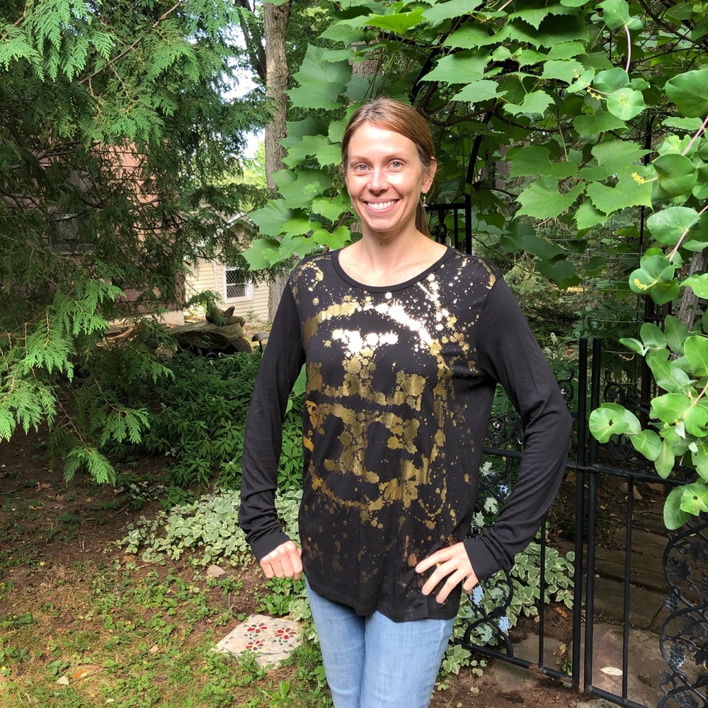 Tory Burch long sleeved tee size large